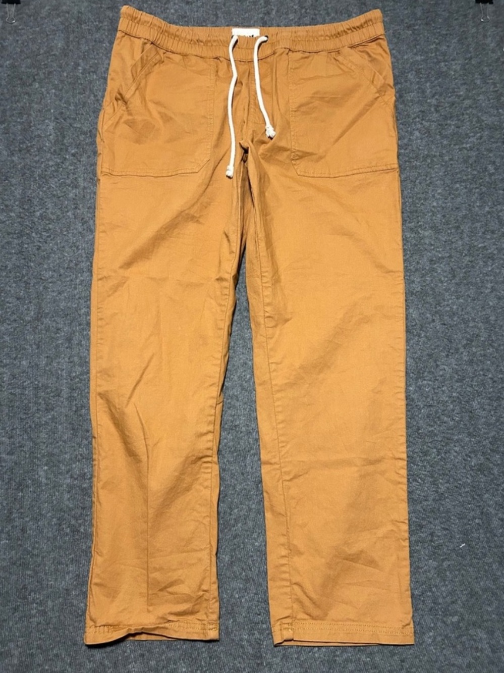 Pact Women's Mustard Drawstring Trousers